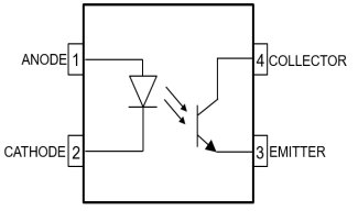 結構圖 - Broadcom ACPL-M417T光耦合器